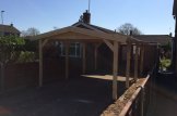 Tettoia auto in legno CLASSIC 3x6 m customer 1