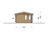 Casetta in legno da giardino DEVON (34 mm), 6x4 m, 24 m² specification 3