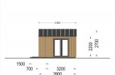 Casetta in legno da giardino PIA (Coibentata, struttura in legno), 4x3 m, 12 m² specification 3