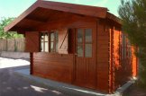 Casetta in legno da giardino DREUX (66 mm), 4x4 m, 16 m² customer 2