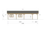 Casa in legno CARLOTA S (58 mm), 90 m² specification 5