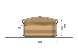Casetta in legno da giardino WISSOUS (34 mm), 4x3 m, 12 m² specification 4