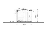 Casetta in legno da giardino ARTUR PLUS (34 mm + rivestimento), 6x3 m, 15 m² specification 6