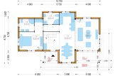 Casa prefabbricata abitabile HOLLAND PV (Coibentata PLUS, 44 mm + rivestimento), 116 m² specification 1