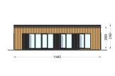 Casa in legno abitabile CARLA RV (Coibentata PLUS, 44 mm + rivestimento), 66 m² specification 2