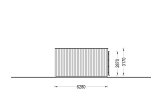 Casa prefabbricata abitabile BELLA 3 PV (Coibentata PLUS, 44 mm + rivestimento), 75 m² specification 5
