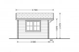 Casetta da giardino RENNES (34 mm) 4x3 m 12 mq specification 3