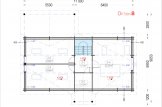 Casa in legno VERA (44+44 mm), 132 m² + 13.5 m² di porticato specification 3