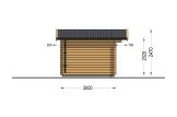 Casetta in legno da giardino OLYMP (34 mm), 4x3 m, 12 m² specification 3