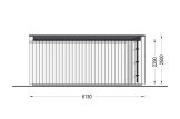 Casetta in legno da giardino INES (Coibentata, 34 mm + rivestimento), 6x3 m, 18 m² specification 4