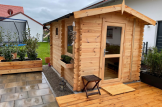 Sauna da esterno ELDA (44 mm), 2x2 m, 4 m² customer 2