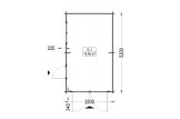 Garage in legno CLASSIC (34 mm), 3.2x5.2, 16 m² specification 1