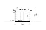 Casetta in legno da giardino LILI (34 mm), 6x3 m, 8 m² specification 6