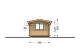 Casetta in legno da giardino ELEONORA (44 mm), 6.6x3 m, 19.8 m² specification 3
