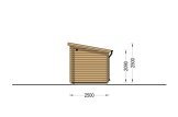 Sauna da esterno VIGOR (44 mm), 4.5x2.5 m, 4.9 m² specification 5