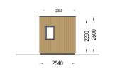 Ufficio in legno da giardino PREMIUM S (Coibentata PLUS, 34 mm + rivestimento), 4.1x2.4 m, 10 m² specification 5