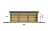 Casetta in legno da giardino ELEONORA (34 mm), 6.6x3 m, 18 m² specification 4