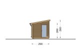 Sauna da esterno VIGOR (44 mm), 5.3x2.5 m, 4.9 m² specification 2