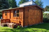 Garage in legno (44 mm), 4x6 m customer 1