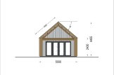 Casa in legno AGATA S (34 mm + rivestimento), 39 m² specification 3