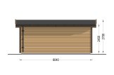 Casetta in legno da giardino ARTUR PLUS (Coibentata, 34 mm + rivestimento), 6x3 m, 15 m² specification 4