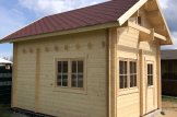 Casetta in legno con mezzanine AVIGNON (58 mm), 20 m² + 16 m² customer 3