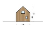 Casa in legno ALINA (Coibentata, 34 mm + rivestimento), 46 m² specification 5