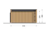 Ufficio in legno da giardino PREMIUM (34 mm + rivestimento), 5x4 m, 18 m² specification 4