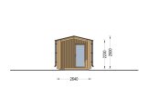 Sauna da esterno SERENE (34 mm + rivestimento), 5.3x2.5 m, 5 m² specification 2