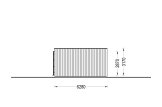 Casa prefabbricata abitabile BELLA 3 PV (Coibentata PLUS, 44 mm + rivestimento), 75 m² specification 3