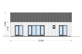 Casa prefabbricata abitabile ADALINE PV (Coibentata PLUS, 44 mm + rivestimento), 42 m² specification 2