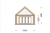 Casa in legno AGATA S (44 mm + rivestimento), 39 m² specification 3