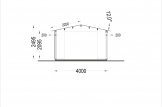 Garage in legno LORA (struttura in legno), 4x6 m, 24 m² specification 6