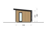 Casetta in legno da giardino EVELIN PLUS (Coibentata, 34 mm + rivestimento), 6x3 m, 15 m² specification 5