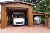 Garage per camper in legno (44 mm), 4x8 m, 32 m² customer 1