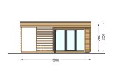 Casetta in legno da giardino IDA (34 mm), 6x3 m, 8 m² specification 2