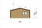 Casa in legno SELENE S (44 mm + rivestimento), 63 m² specification 3