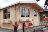 Casetta in legno da giardino DREUX (44 mm), 4x3 m, 12 m² customer 1