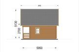 Casa in legno LIVINGTON S (Coibentata, 44+44 mm), 50 m² specification 6