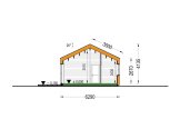 Casa in legno NICOLE S (Coibentata, 66 mm + rivestimento), 66 m² specification 6