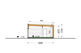 Casa prefabbricata abitabile BELLA 3 PV (Coibentata PLUS, 44 mm + rivestimento), 75 m² specification 6