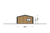 Casa in legno abitabile SELENE (Coibentata, 44 mm + rivestimento), 54 m² specification 3