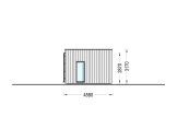 Casa prefabbricata abitabile BELLA I PV (Coibentata PLUS, 44 mm + rivestimento), 46 m² specification 3