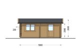 Garage in legno CLASSIC (34 mm), 5x6 m, 30 m² specification 3