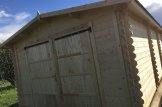 Garage in legno (44 mm) 4x7.5 m customer 2