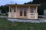 Casetta in legno da giardino ROYAL (44 mm), 5x5 m, 25 m² customer 3