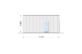 Casa prefabbricata abitabile KAYA 3 PV S (44 mm + rivestimento), 70 m² specification 5