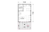 Casa in legno ALINA (34 mm + rivestimento), 46 m² specification 1