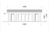Casa in legno MILA (44 mm), 56 m² specification 2