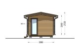 Casa mobile ARTUR M (Coibentata, 34 mm + rivestimento), 6x3 m, 15 m² specification 5
